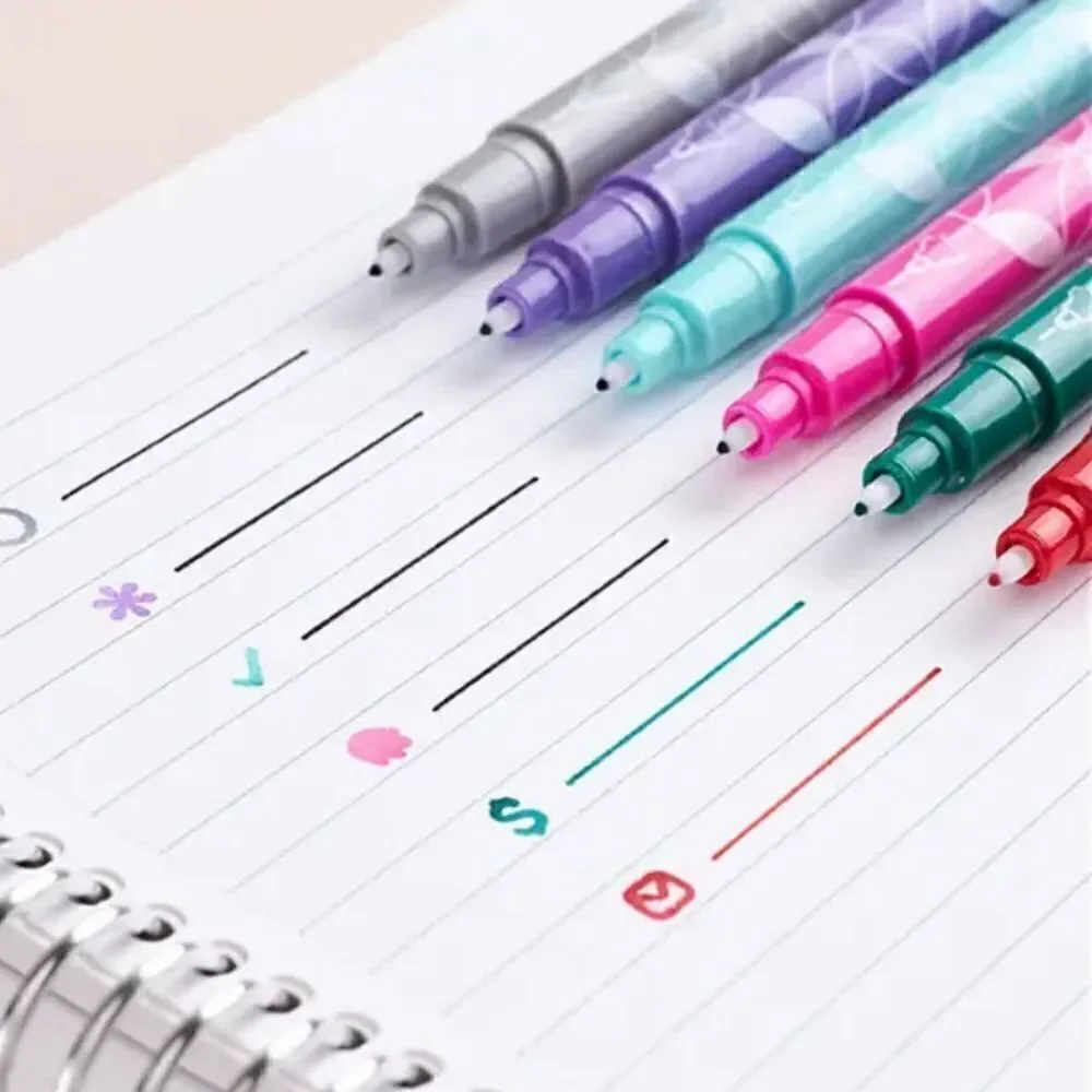 Bundle of pen markers for journaling